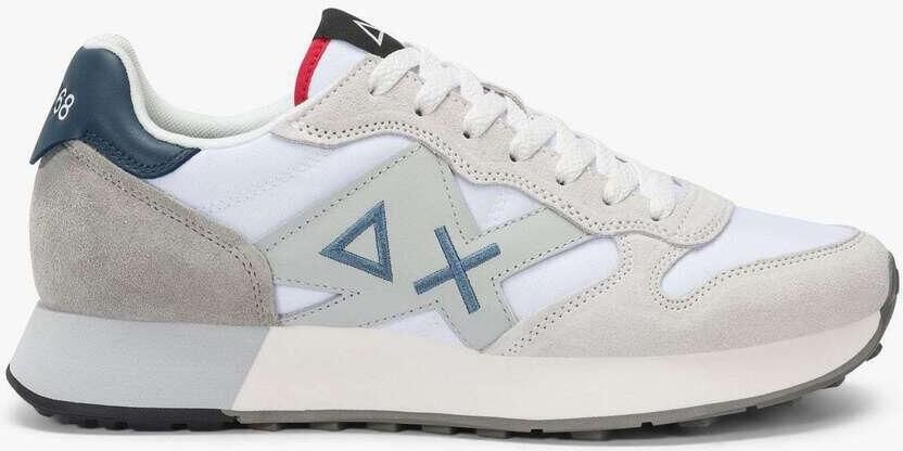 Sun68 Lage Sneakers Z36115 JAKI 2.0 SOLID-536 01 BIANCO