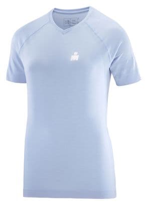 Maillot manches courtes Compressport Femme IronMan Dazzle Bleu