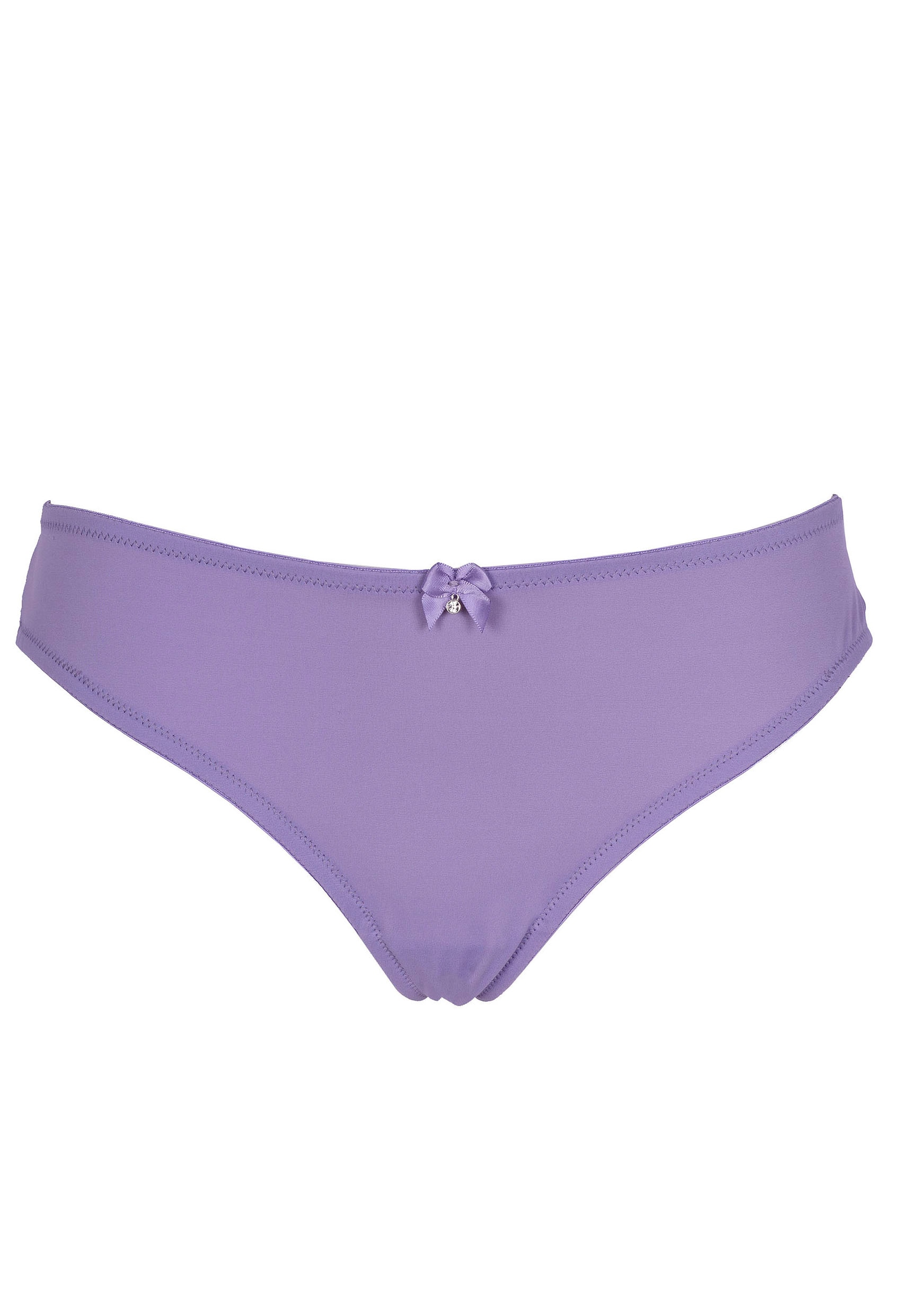 After Eden D-cup & up Slip »FARO«, mit Schleife und Glitzerstein, mit Spitze, feminin, elastisch, eng