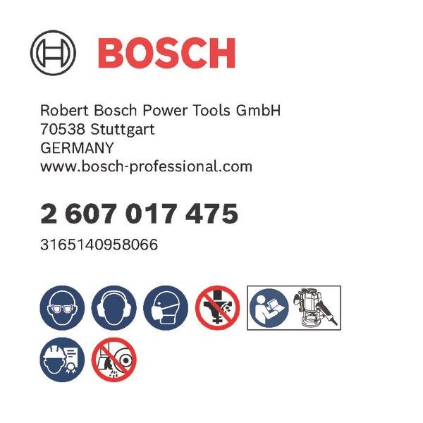 Bosch 2607017475 30-d Frezenset gemixt 8mm