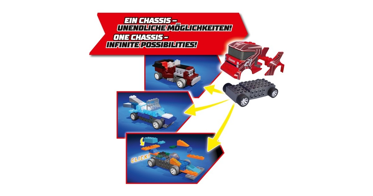 CarreraGO!!! Build 'n Race - Racing Set 3,6 Racebaan