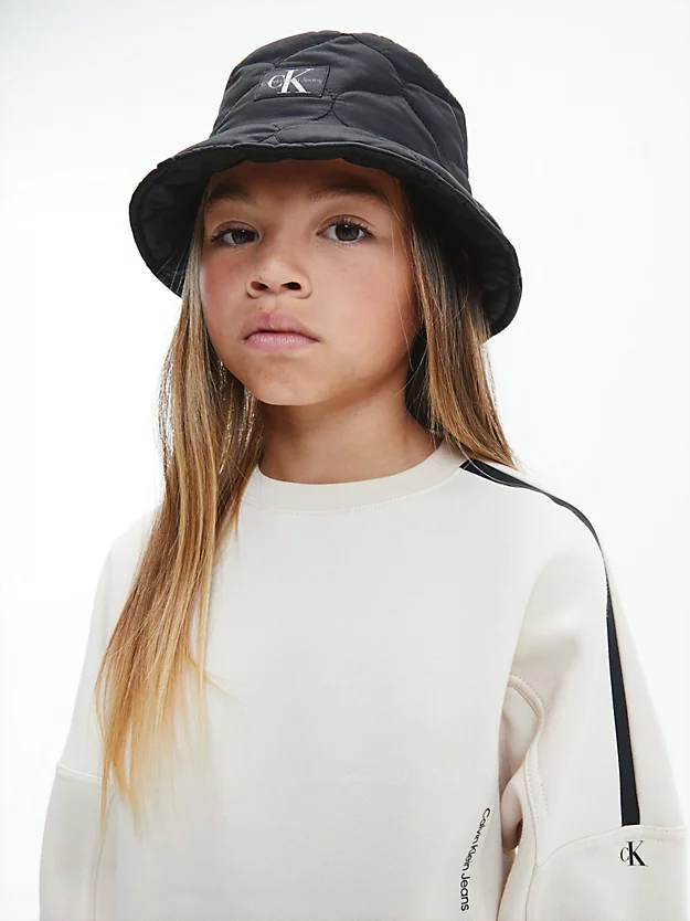 Chapéu de balde acolchoado infantil