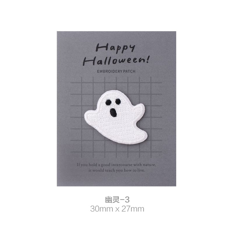 Embroidery Kingdom - Halloween geborduurde applicatiepatch (verschillende ontwerpen)