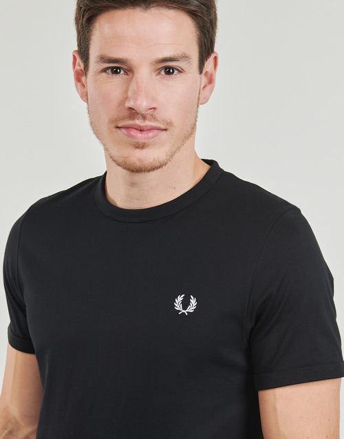 Fred Perry - RINGER T-SHIRT - Noir