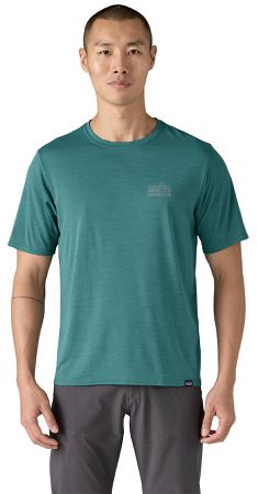CAP COOL Herren-Kurzarmshirt  strataspire: wetland blue x-dye  L