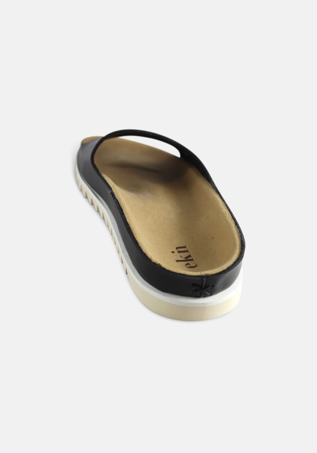 ekn footwear Sandale Palm Sandal Black Vegan