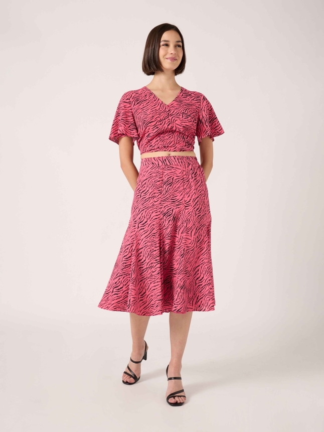 Blouse imprimé tigré