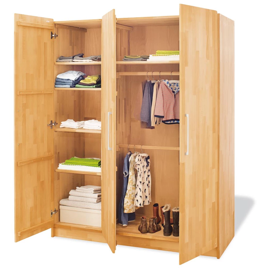 Pinolino Kinderzimmer Natura extrabreit 3-türig