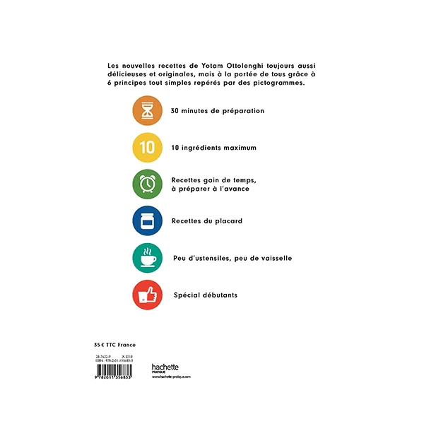 Livre Simple de Yotam Ottolenghi Hachette pratique
