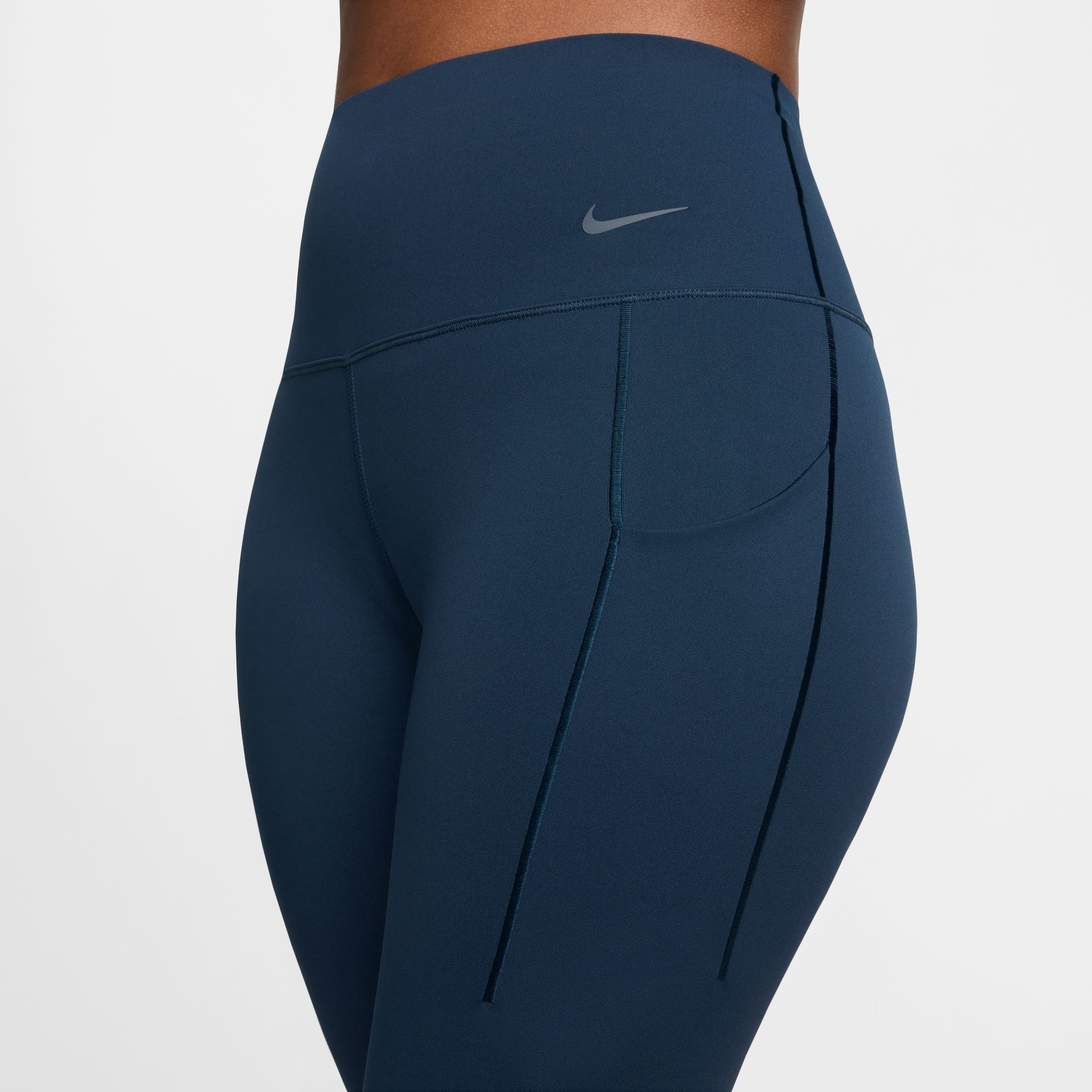 Universal High Waist Tights Dame 478/Armory Navy/Black