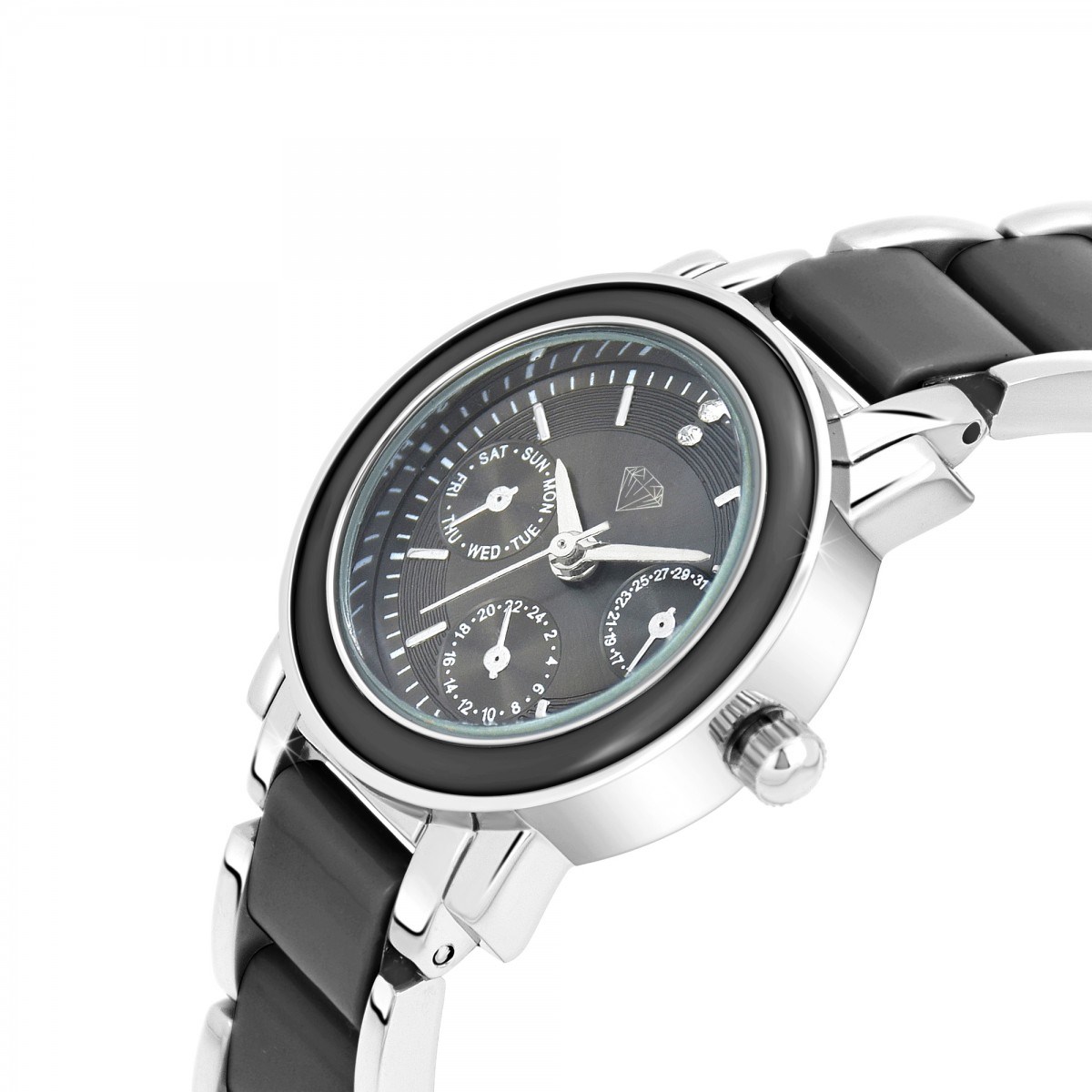Montre Lila SC Crystal ornée de 2 Cristaux scintillants
