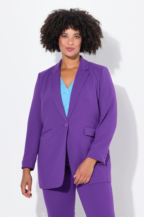 Blazer, Straight Oversized, farbiges Futter