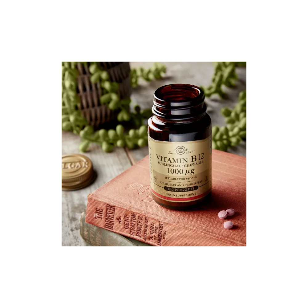 Solgar Vitamin B12, 1000 µg - 100 sugetabl.