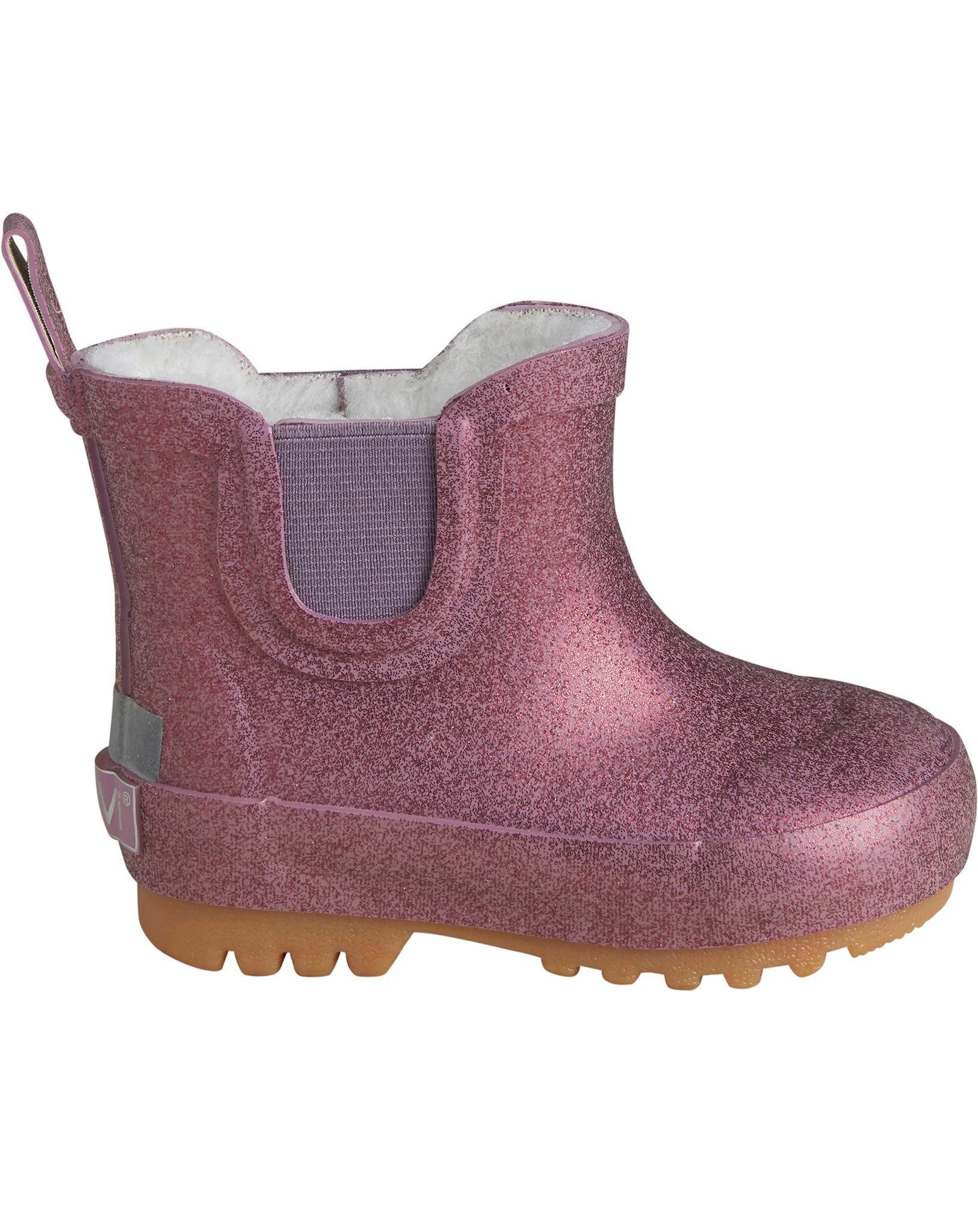 Gummistiefel GLAM kurz gefüttert in elderberry