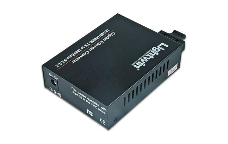 Medienkonverter LWC 10/100/1000 SM20 SC<br>Medienkonverter mit SC-Stecker