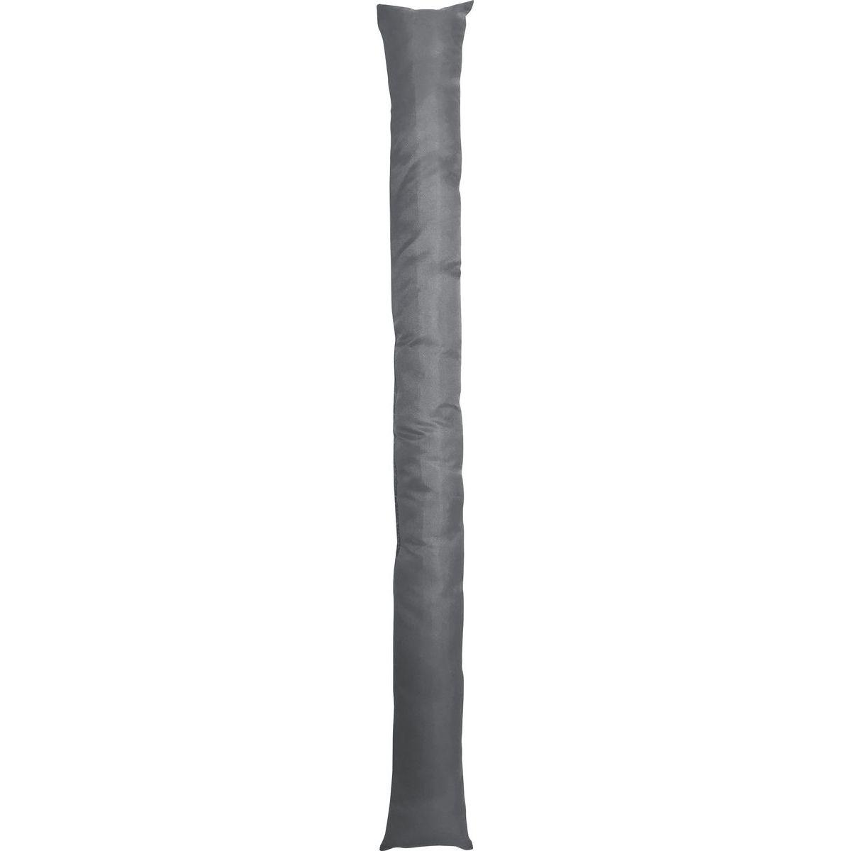 BOUDIN PORTE SIMPLE BOURRELET 80CM VELCRO GRIS