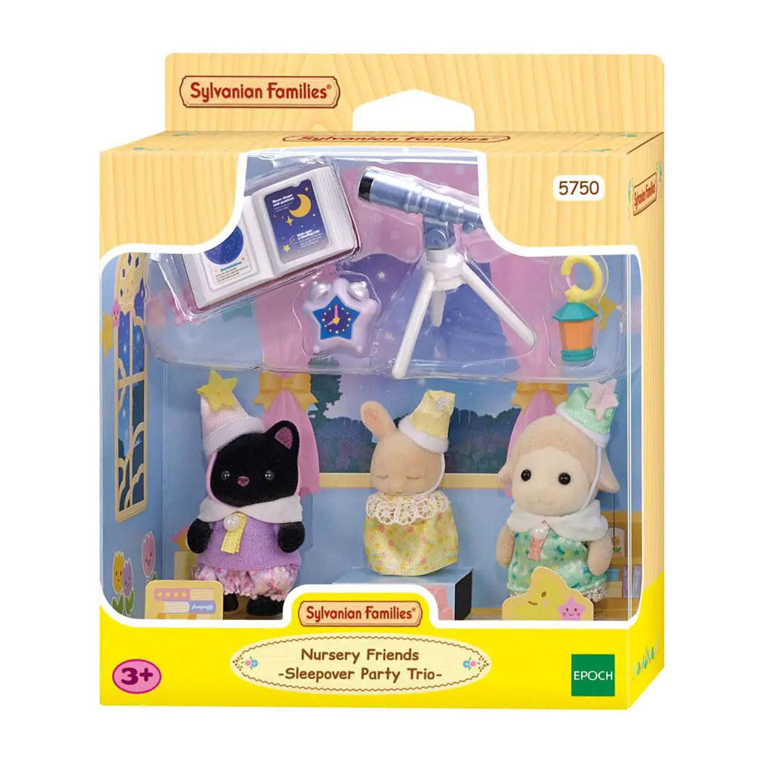 Sylvanian Families 5750 Trio Peutervriendjes - Pyjama Party