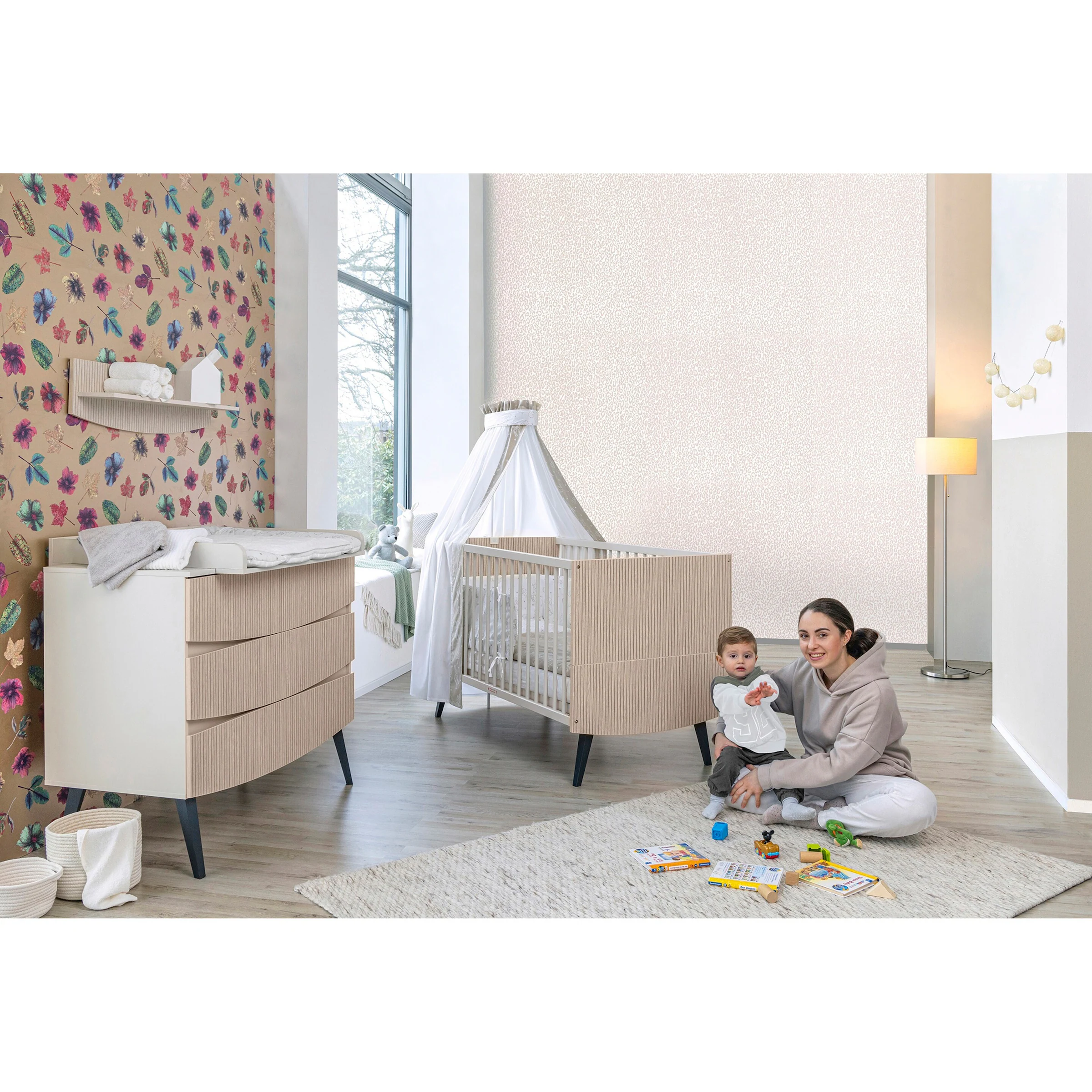 Schardt 2-tlg. Babyzimmer Smile carat beige