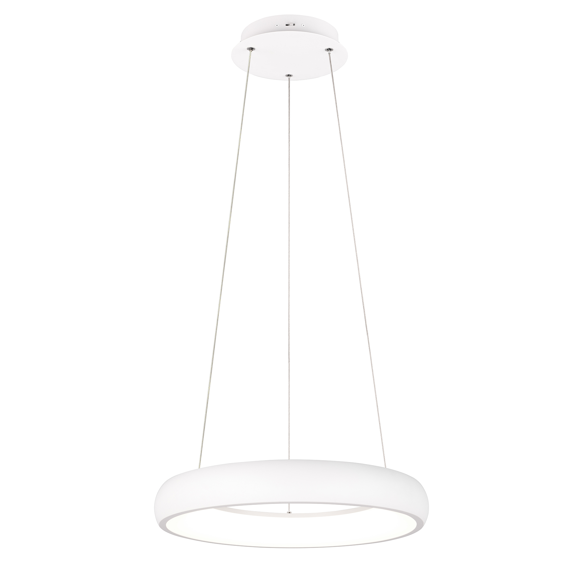 LED-Pendelleuchte - weiß matt - dimmbar - Ø 46 cm
