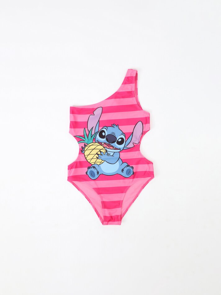 Maiô Stitch ©DS - Rosa Claro