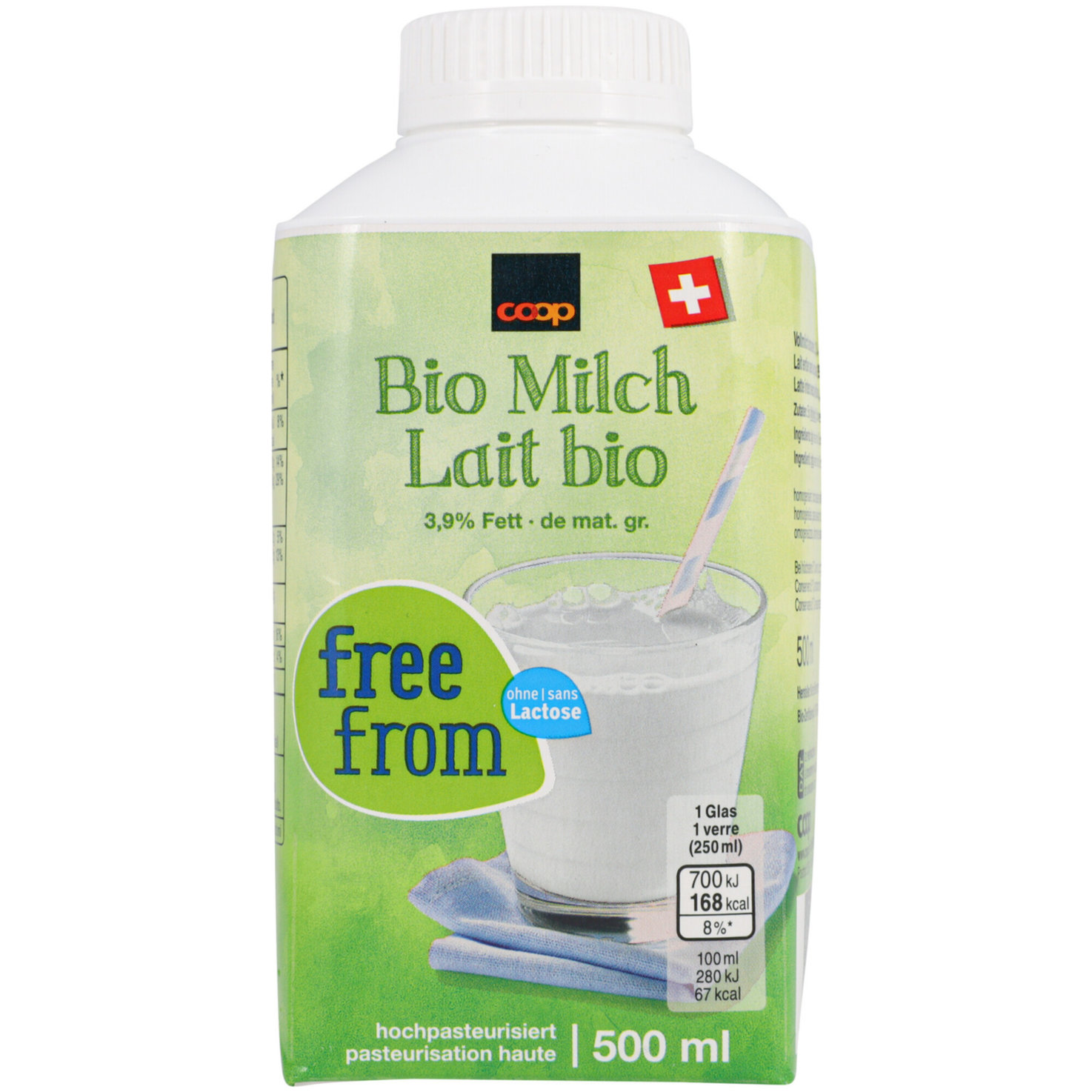 Free From Bio Vollmilch pasteurisiert