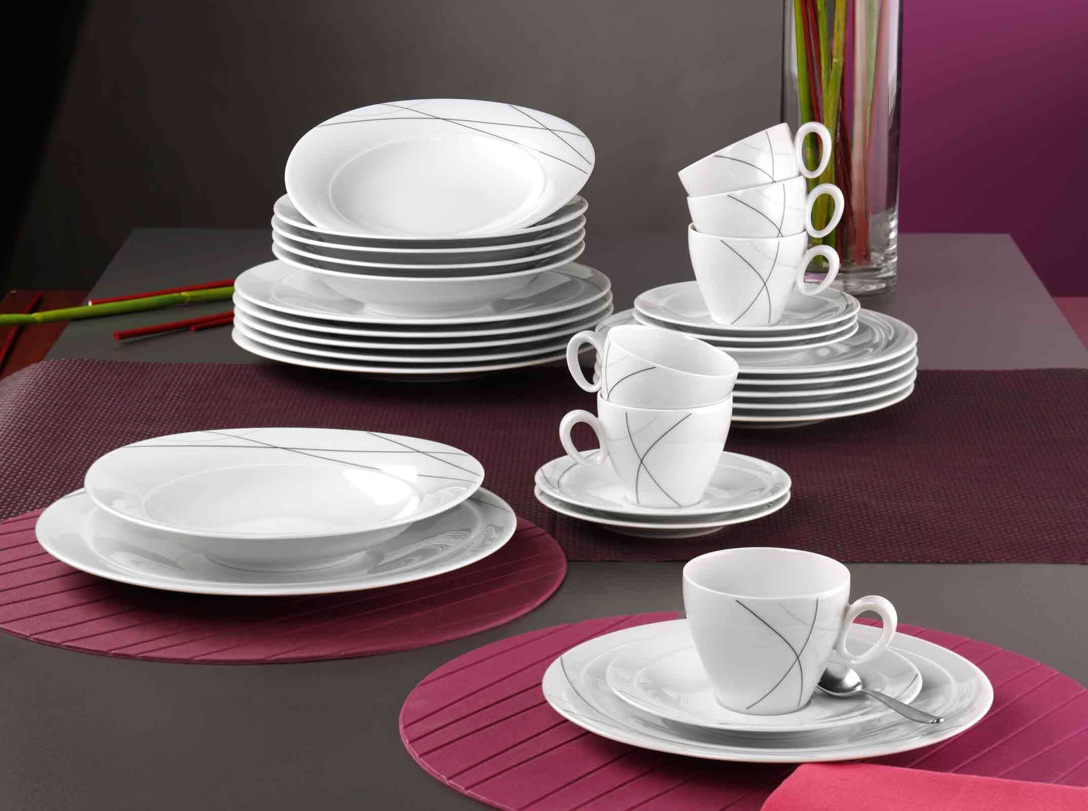 Seltmann Weiden Kombiservice Trio Highline 30er Set