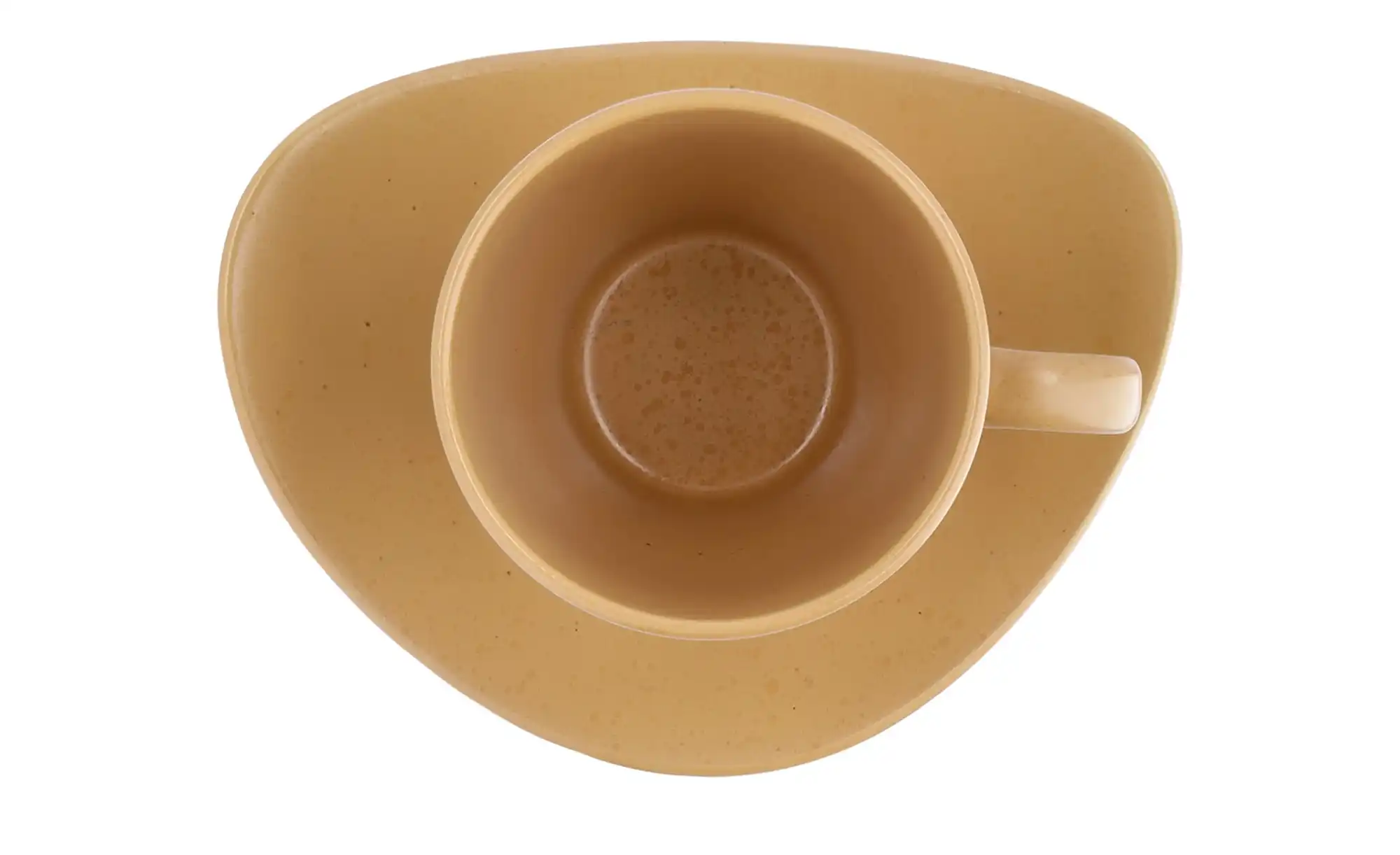 Tasse mit Unterteller Cuba Ocra