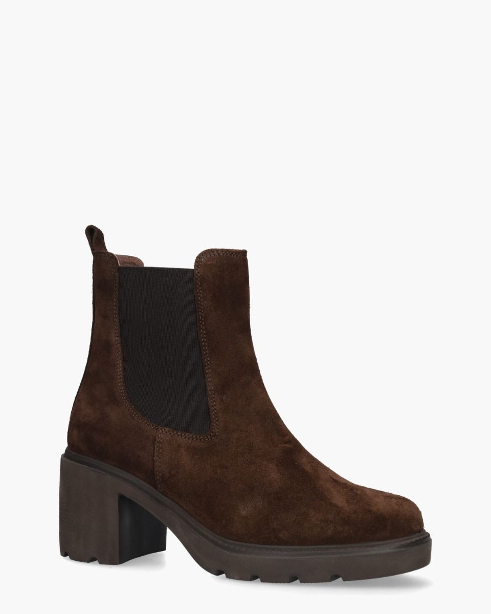 Gioia Yvette Donkerbruin Dames Chelseaboots