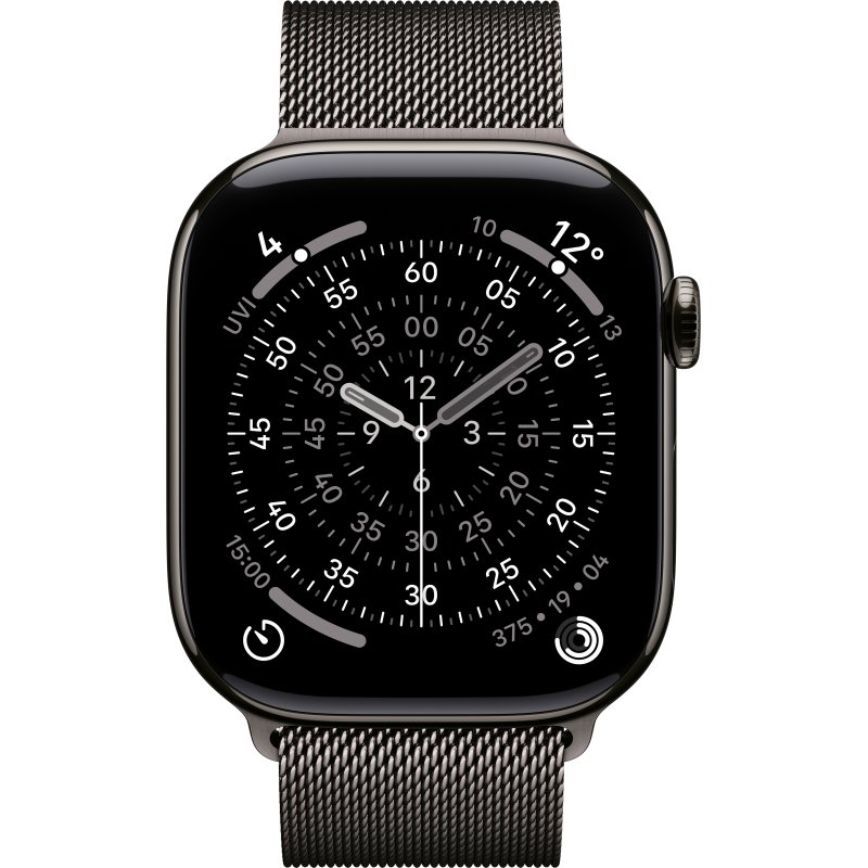 Apple MGJ64ZM/A accessoire intelligent à porter sur soi Bande Couleur ardoise Acier inoxydable