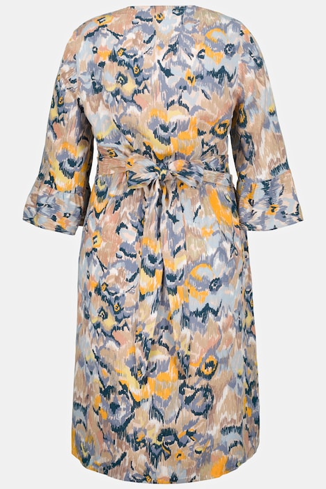 Bellieva-Midikleid, Stillfunktion, Blüten, 3/4-Arm