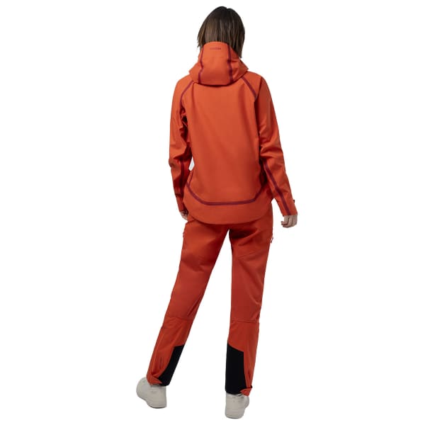 Veste ski de randonnée AYAQ LONAK HARDSHELL JKT W ORANGE SUNRISE