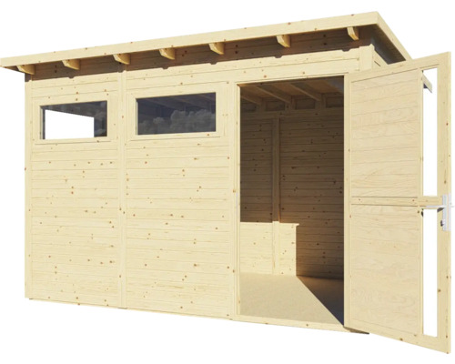 Bertilo Pentus 3 tuinhuis inclusief vloer, 359 x 265 cm, naturel