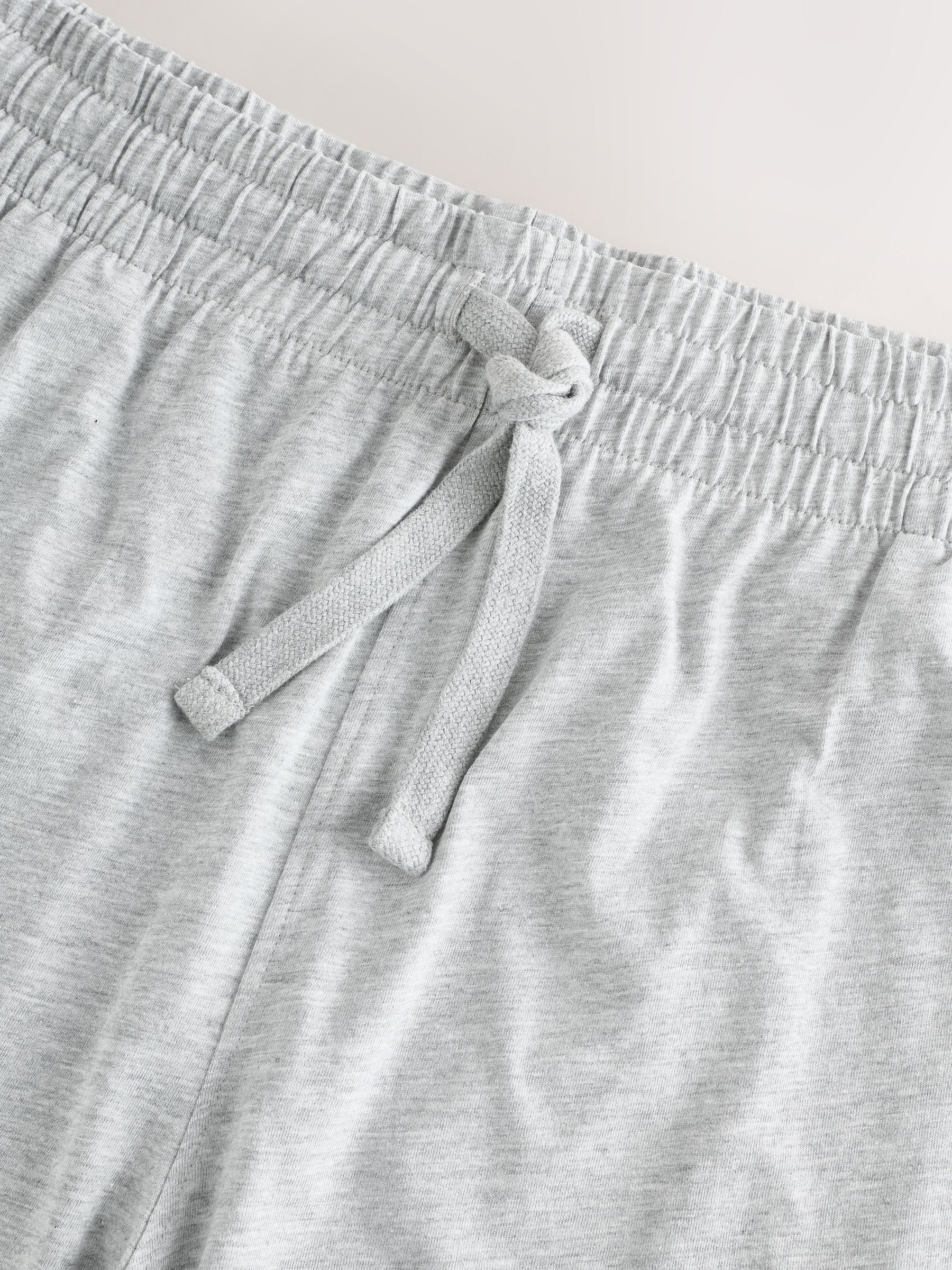 Marineblauw/grijs - Set van 3 jersey pyjamashorts
