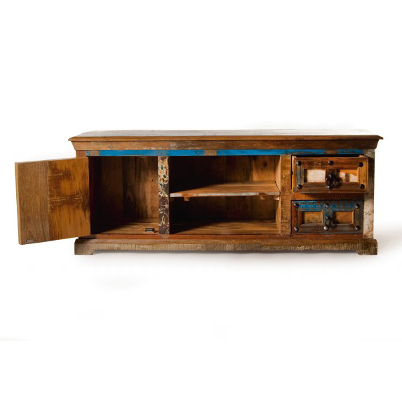 TV-Board 'Telford', multicolor, T 45 cm, B 152 cm, H 60 cm von fischer's lagerhaus