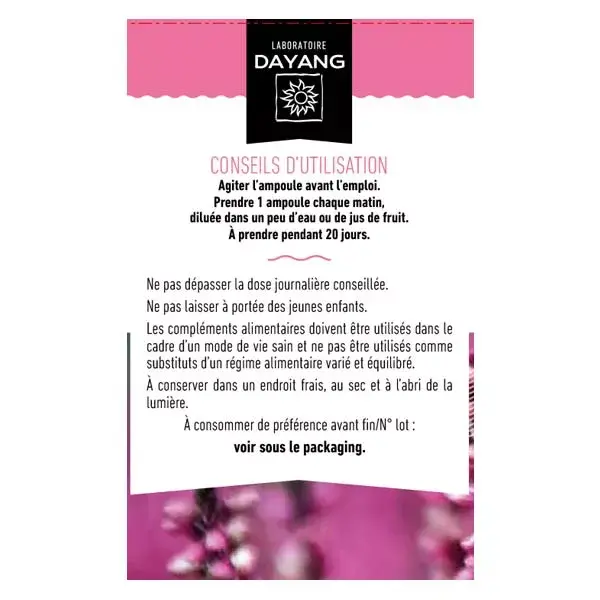 Dayang Organic Urinary Comfort Complex 20 ampolas