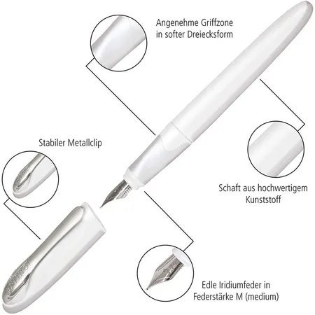 ONLINE Air White Rose Patronen-Füller, M