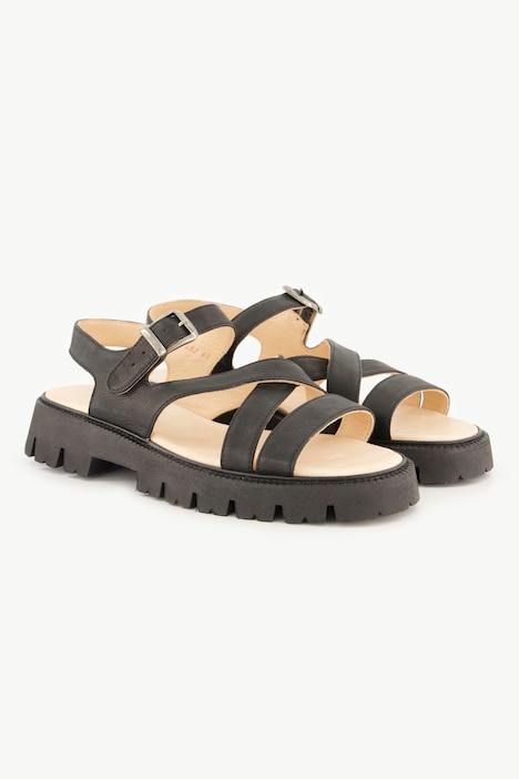 Trekking-Sandalen, Profilsohle, Weite H