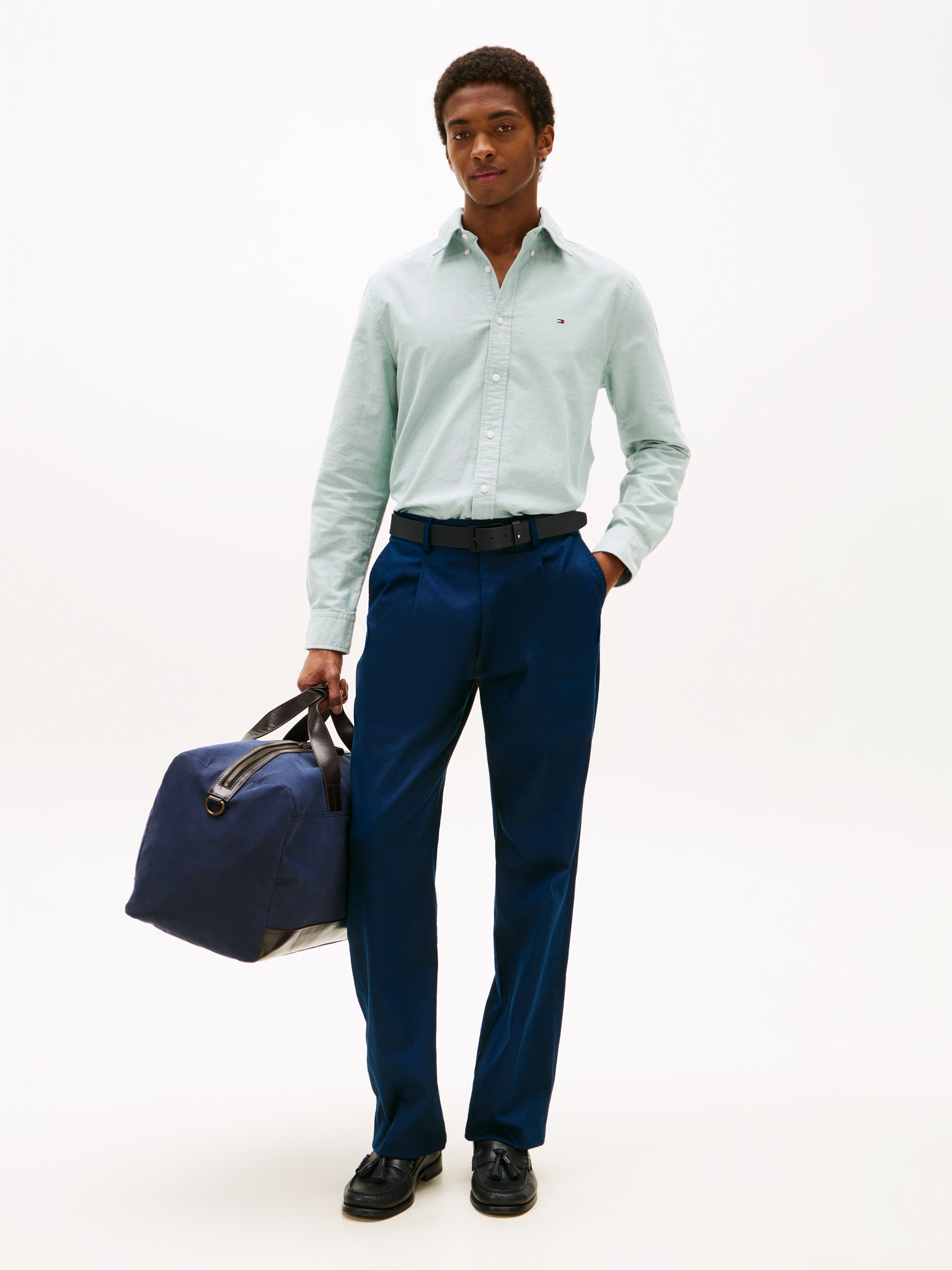 Tommy Hilfiger Langarmhemd »SOLID HERITAGE OXFORD Regular Fit SHIRT«