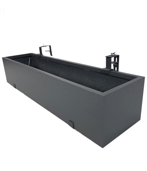 Eastwest Fiberglas-Balkonkasten Linea inkl.