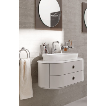 GROHE wastafelkraan Essence M-size met hendel en waste Chroom