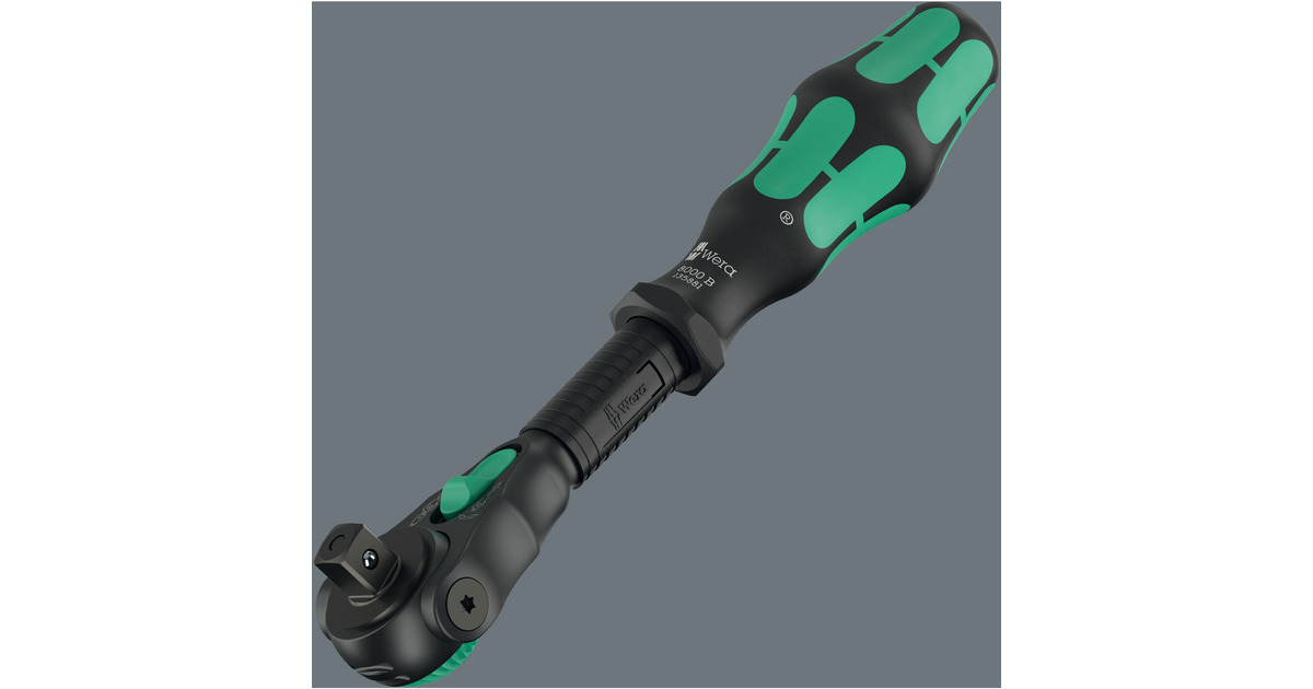 Wera8000 B Black Edition Zyklop Speed ratel met 3/8