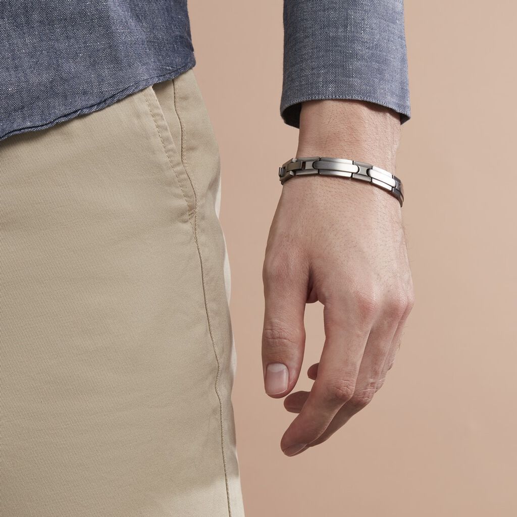 Bracelet Raphaël Acier Gris