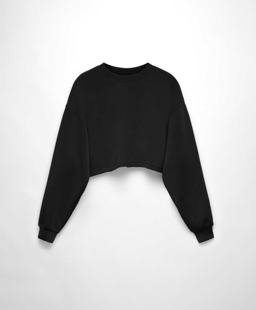 Moletom cropped de modal