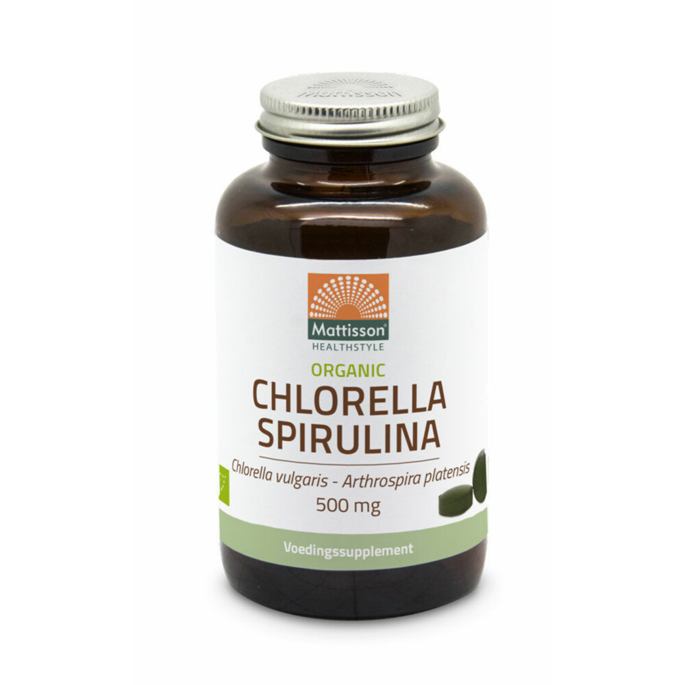 Mattisson Chlorella Spirulina Bio 240 tabletten