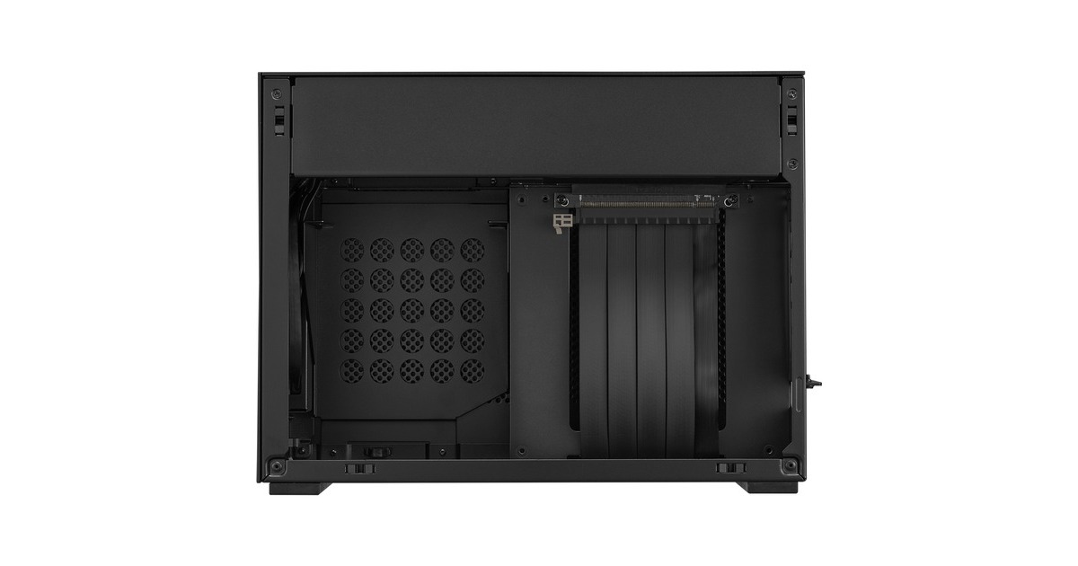 Lian LiA4-H2O PCI 4.0 mini tower behuizing  (Zilver | 1x USB-A | 1x USB-C)