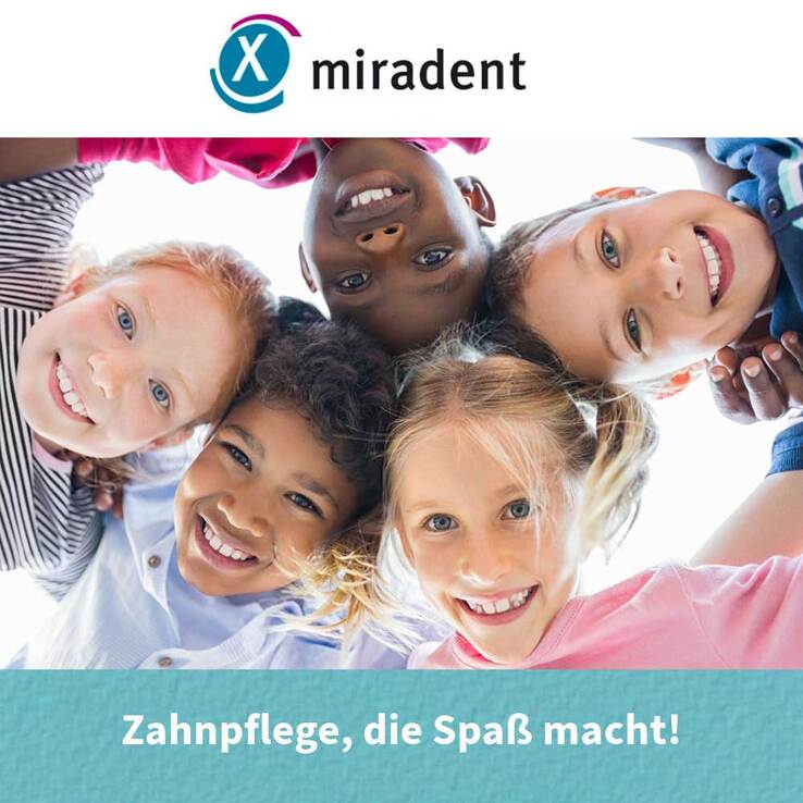 Miradent Carebrush Junior Zahnbürste 6 - 12 J.blau, 1 St