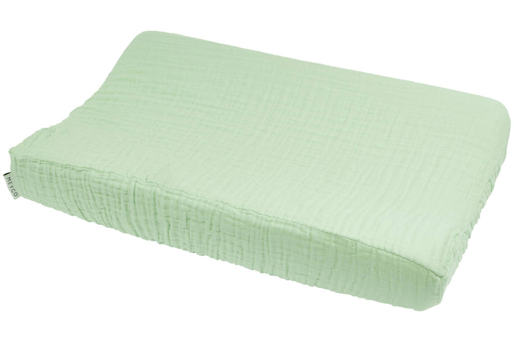 hydrofiele aankleedkussenhoes soft green