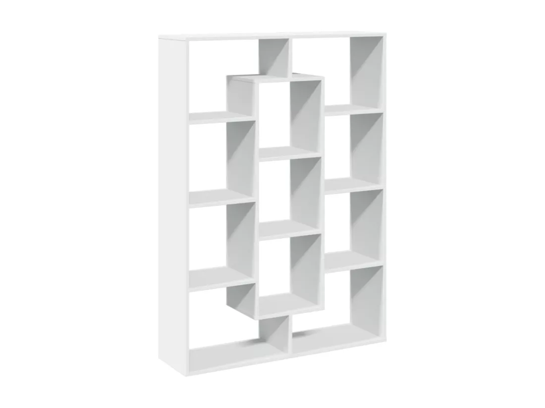 Bibliothèque blanc 102x29x143 cm bois d'ingénierie