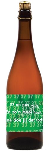 37 jaar Blond Bier 75 cl