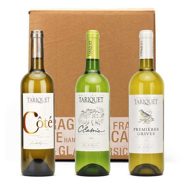 Coffret 3 vins blancs Tariquet